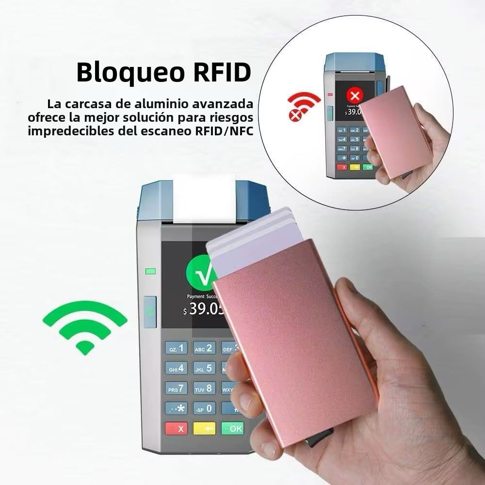 Miniatura 3 de Billetera Tarjetero Inteligente Pop Up